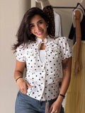 Dots shirt- White