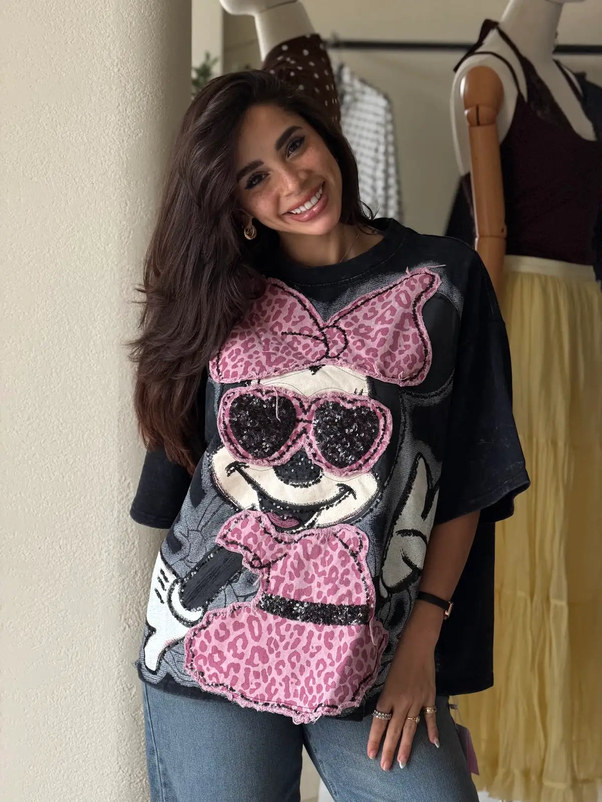 Cartoon Tee-Black