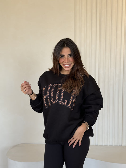 Hola Sweatshirt - Black