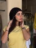 Crochet headscarf