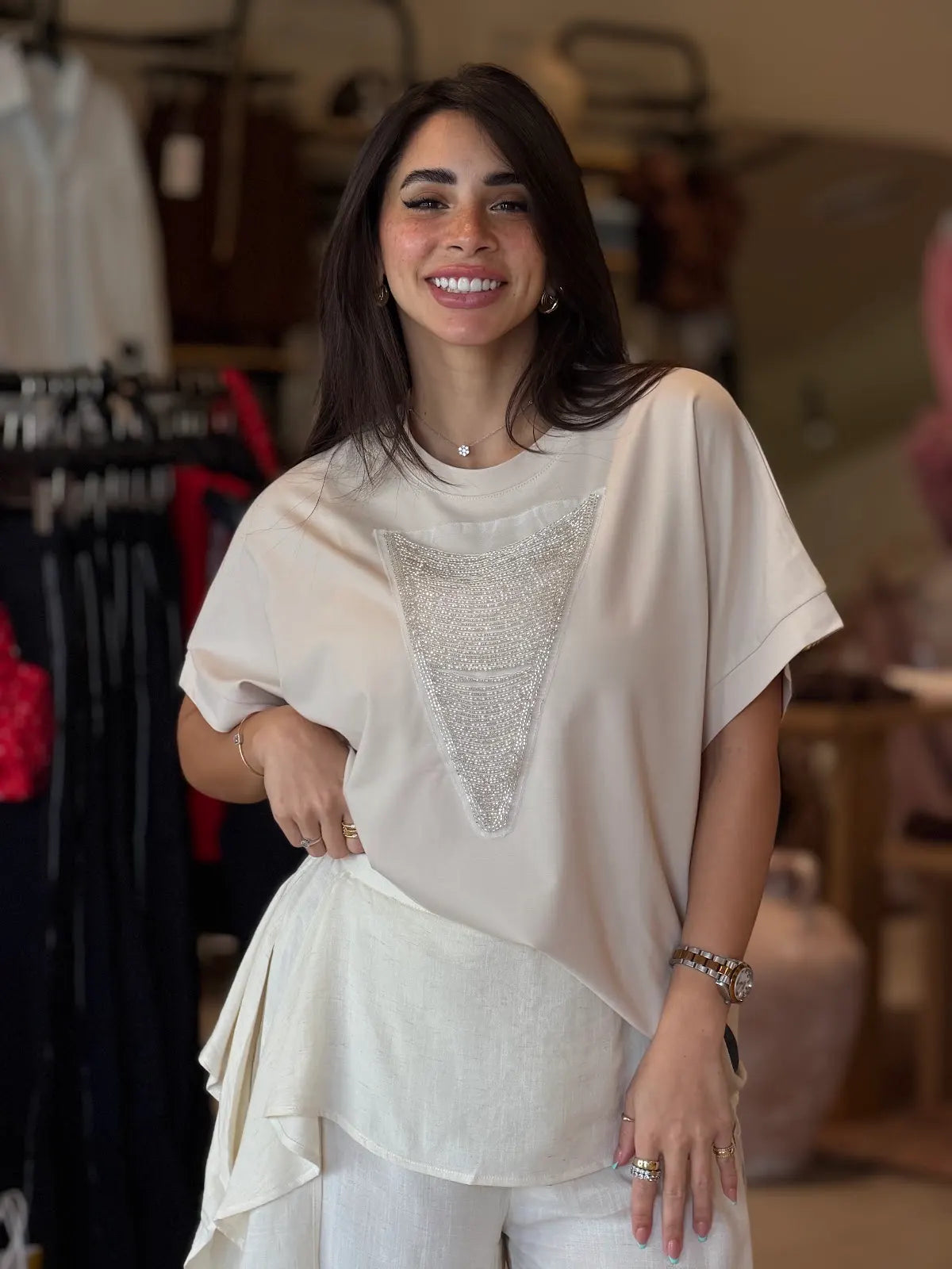 Starlight beige Top