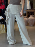 Relaxed Fit Pants - beige