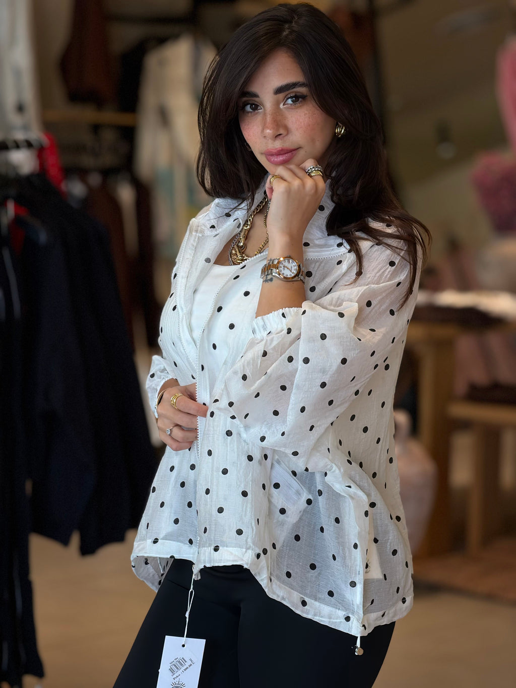 Dots Shirt - White