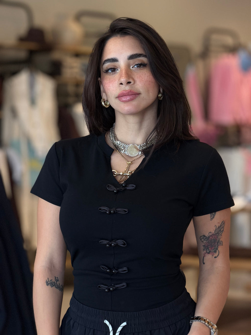 Bow Top - Black