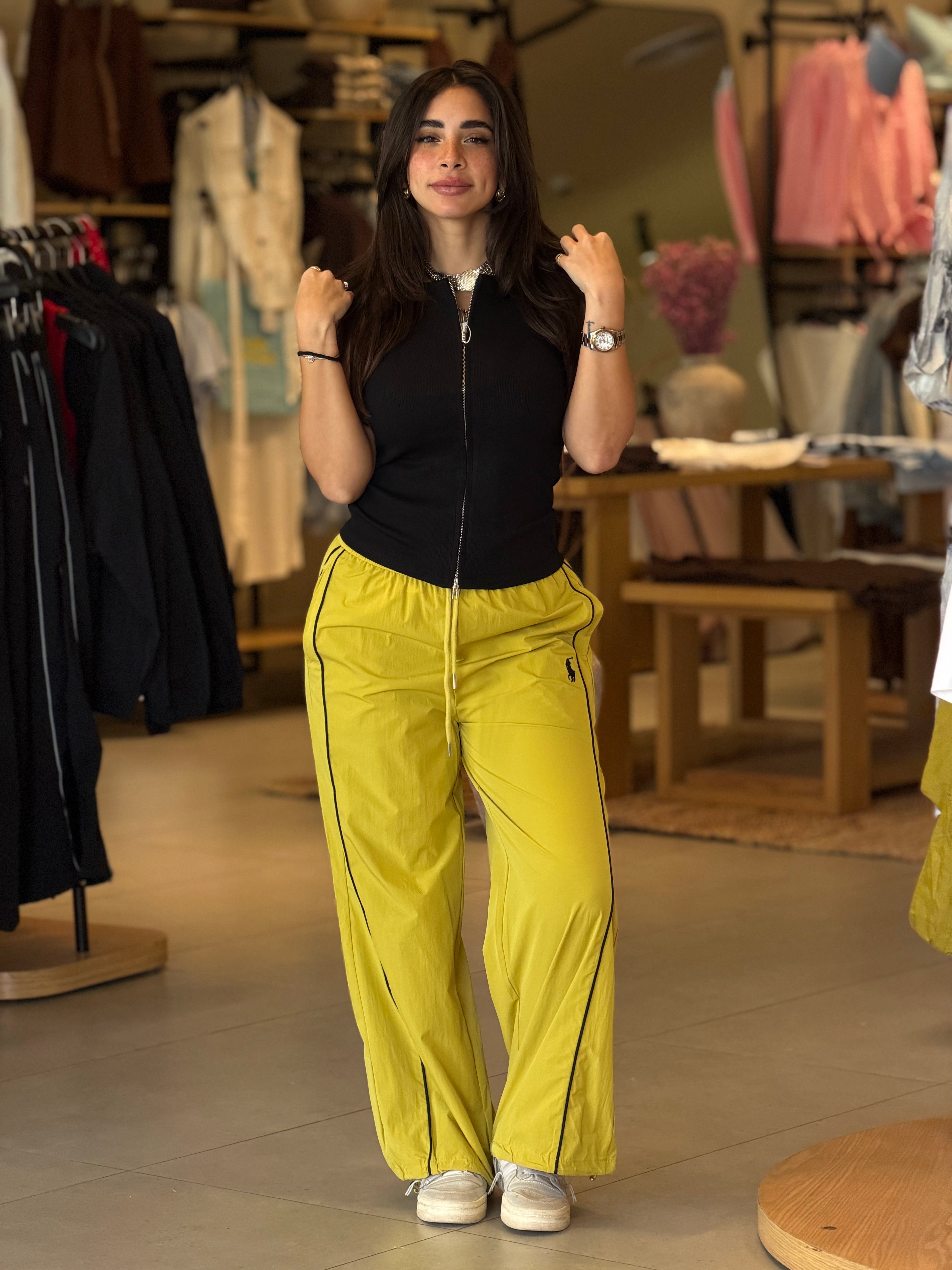 Polo sweatpants - mustard