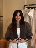 On Point Jacket- Brown