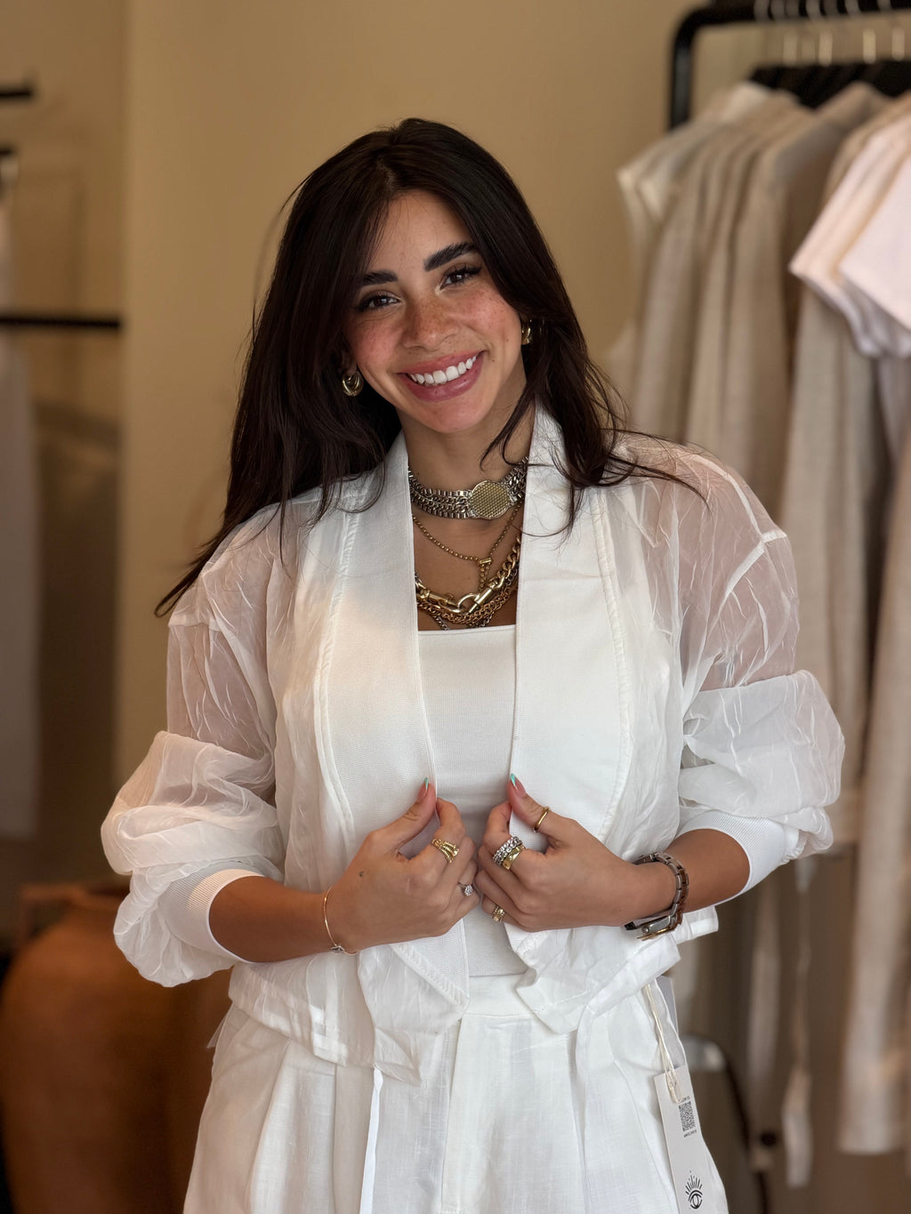 On Point Jacket - White