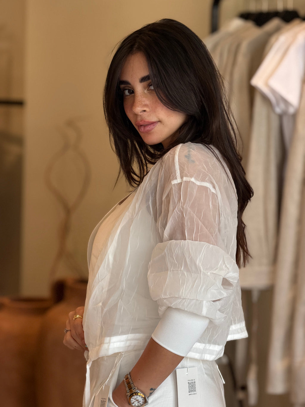 On Point Jacket - White
