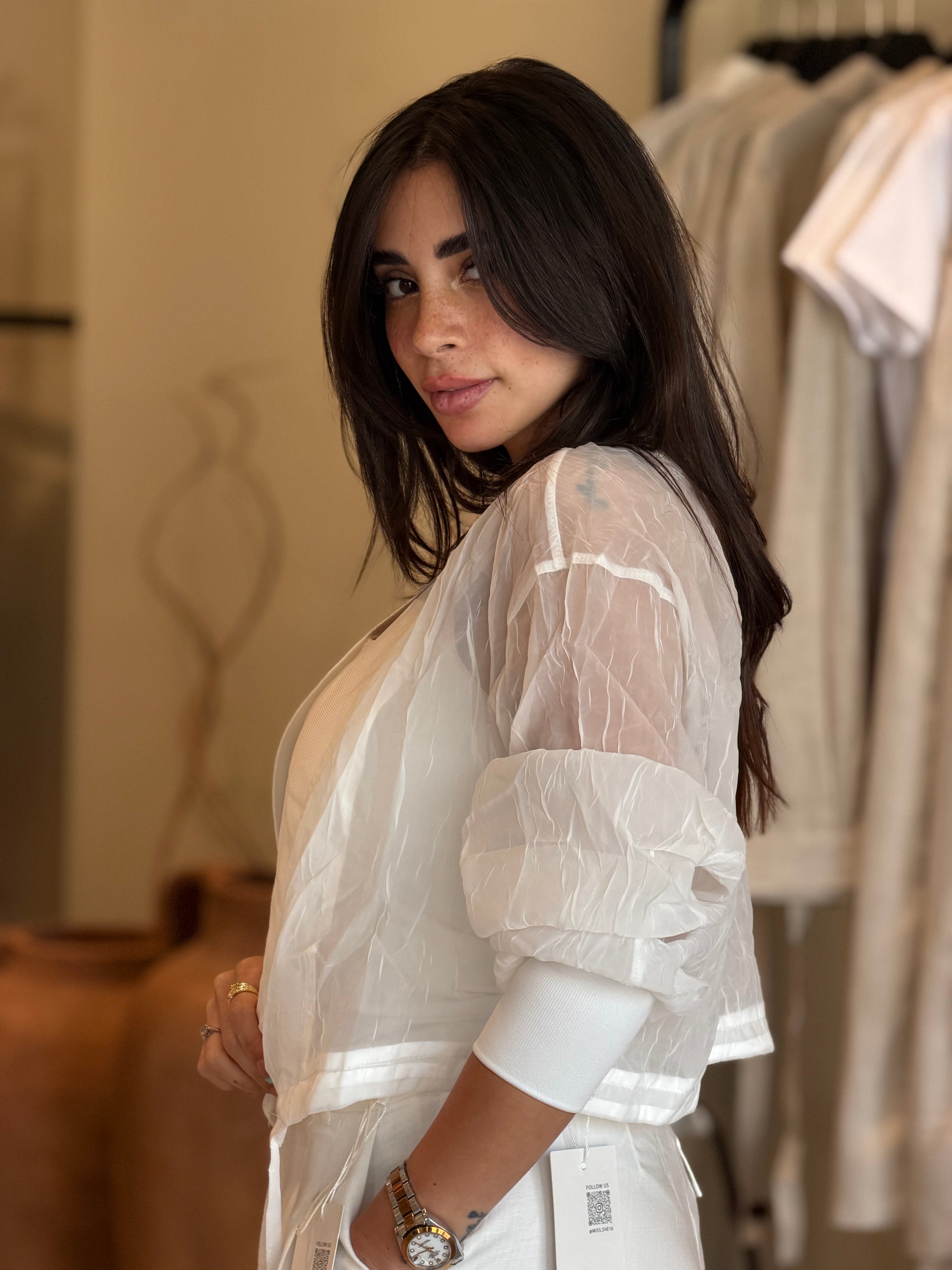 On Point Jacket - White