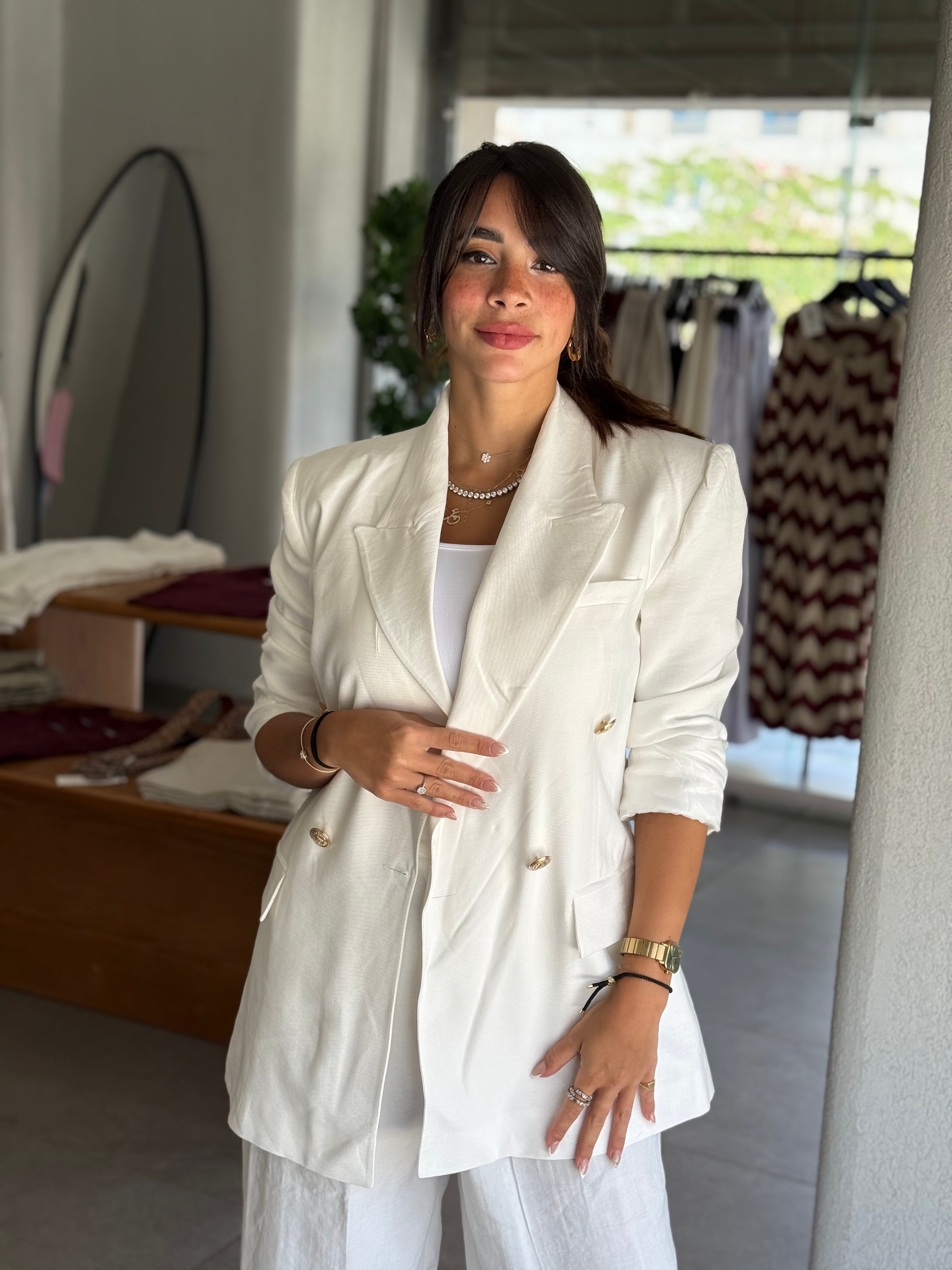 Classic Blazer - White
