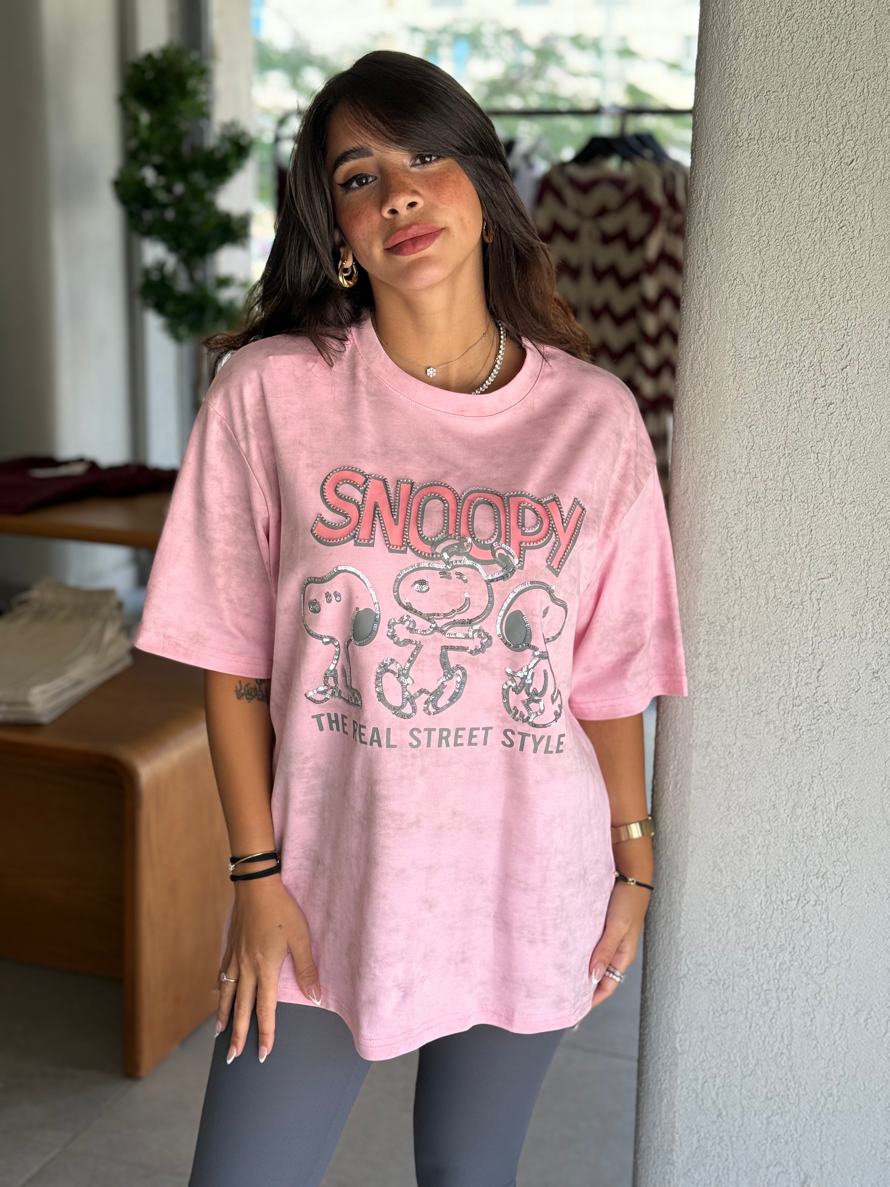 SNOOPY T-Shirt - Pink