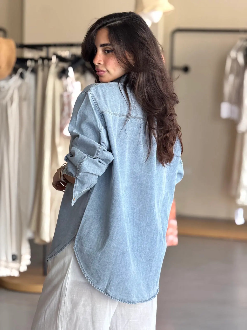 Polo denim shirt