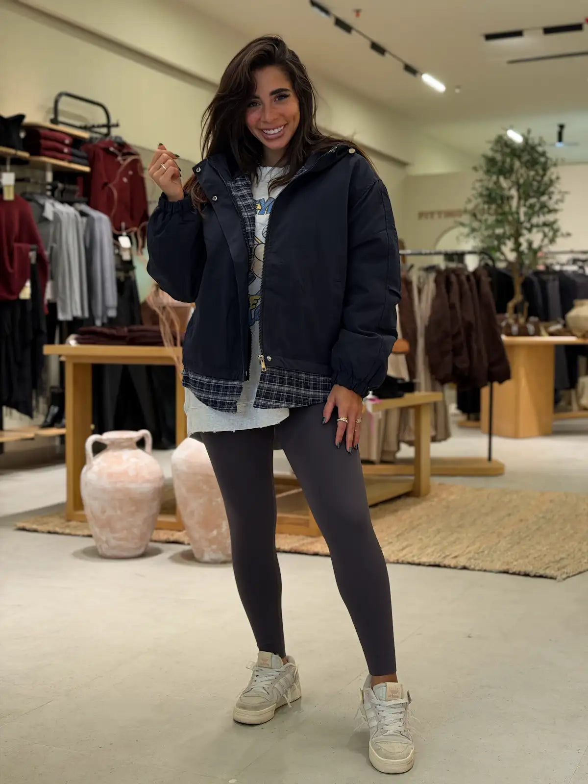 Jacket with shirt -  Navy