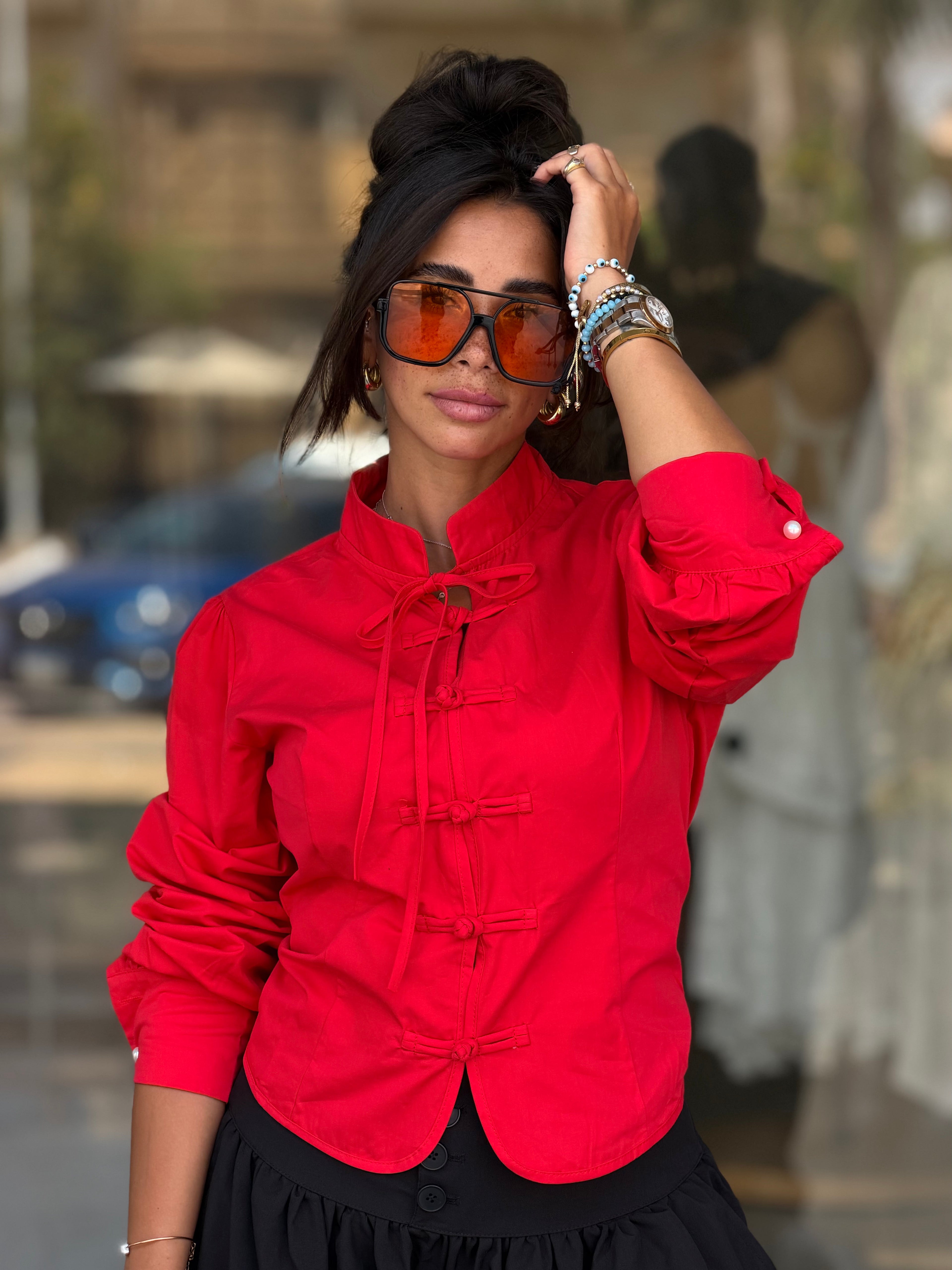 Retro Shirt - Red