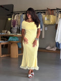 Mermaid Dress - Yellow