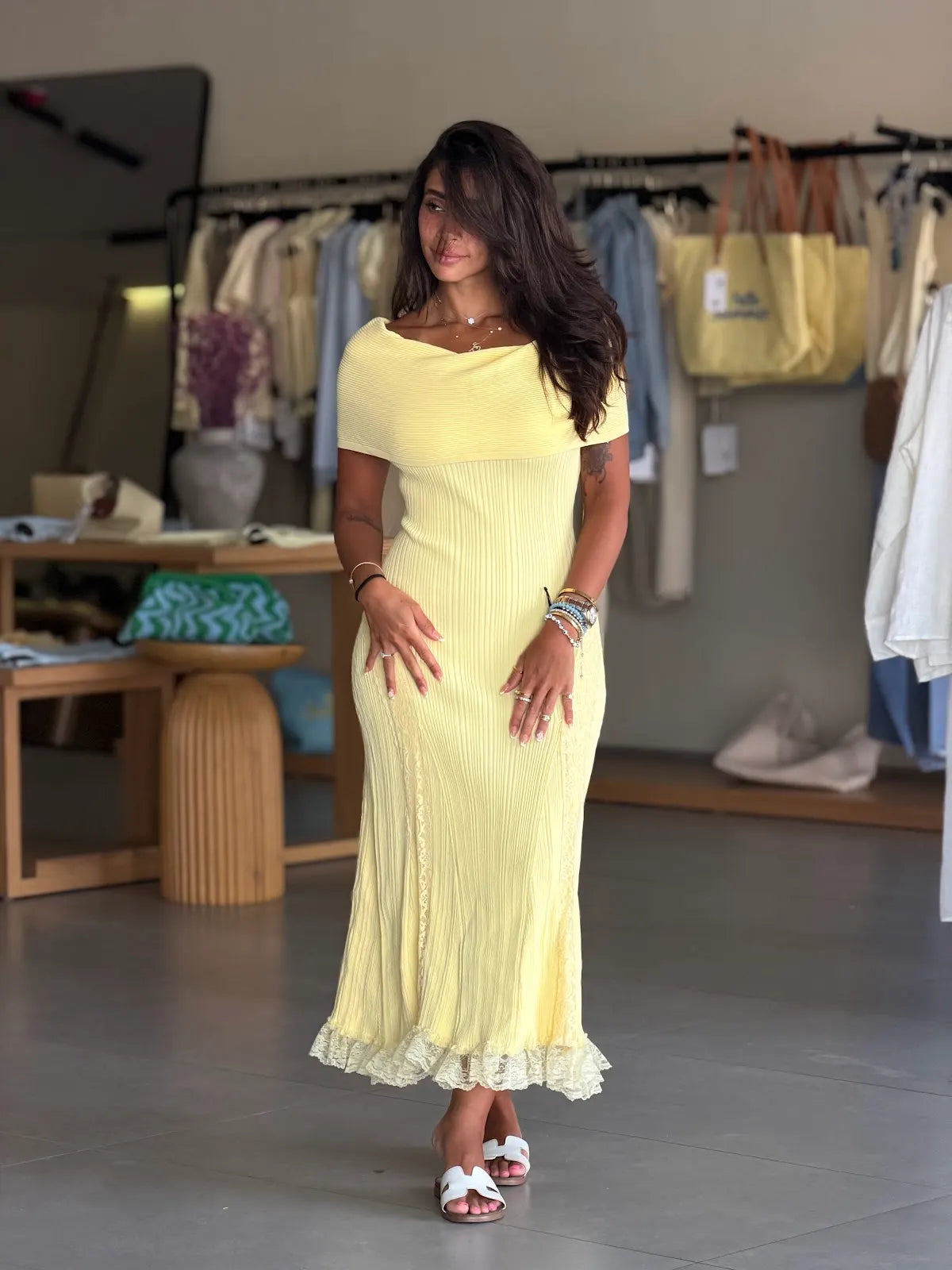 Mermaid Dress - Yellow