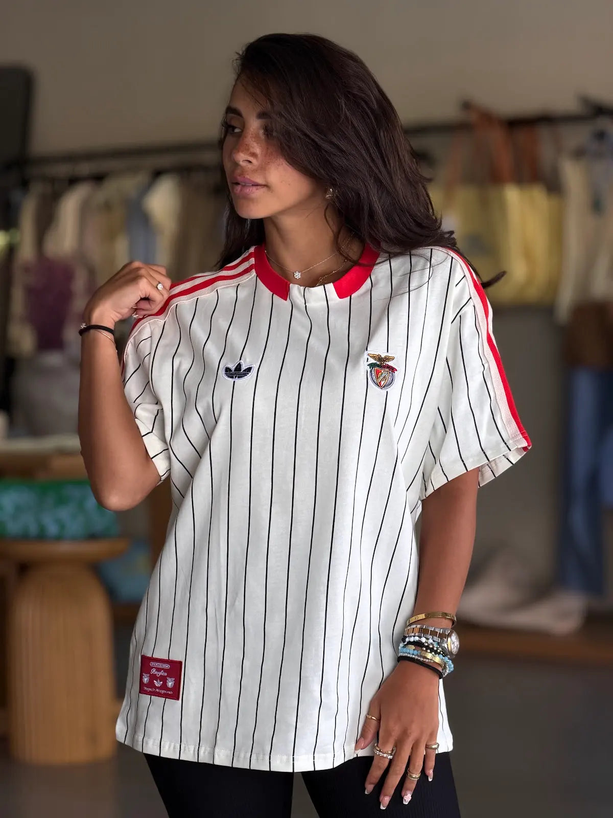Striped tshirt - Beige