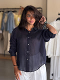 Fully Lined Shirt - Navy