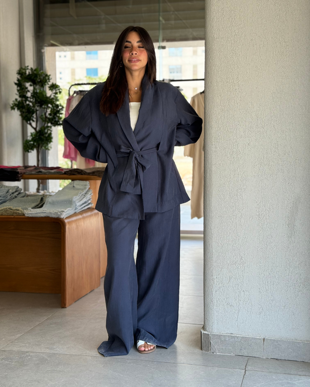 Tie Wrap Set - Navy
