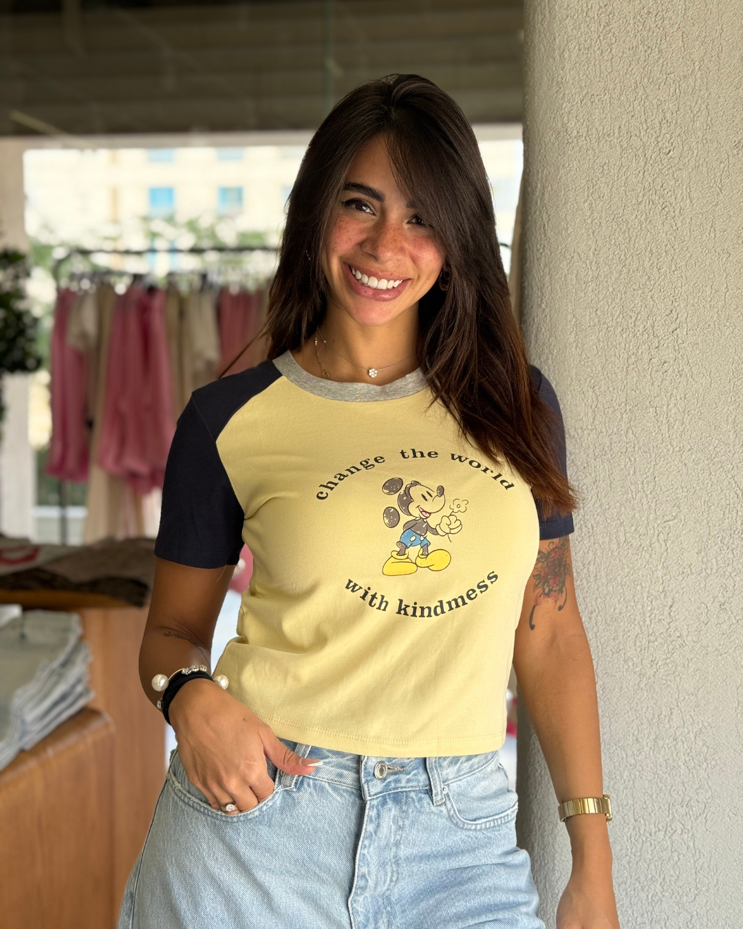Mickey T-Shirt - Yellow