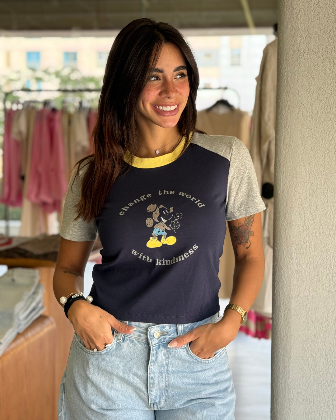 Mickey T-Shirt - Navy