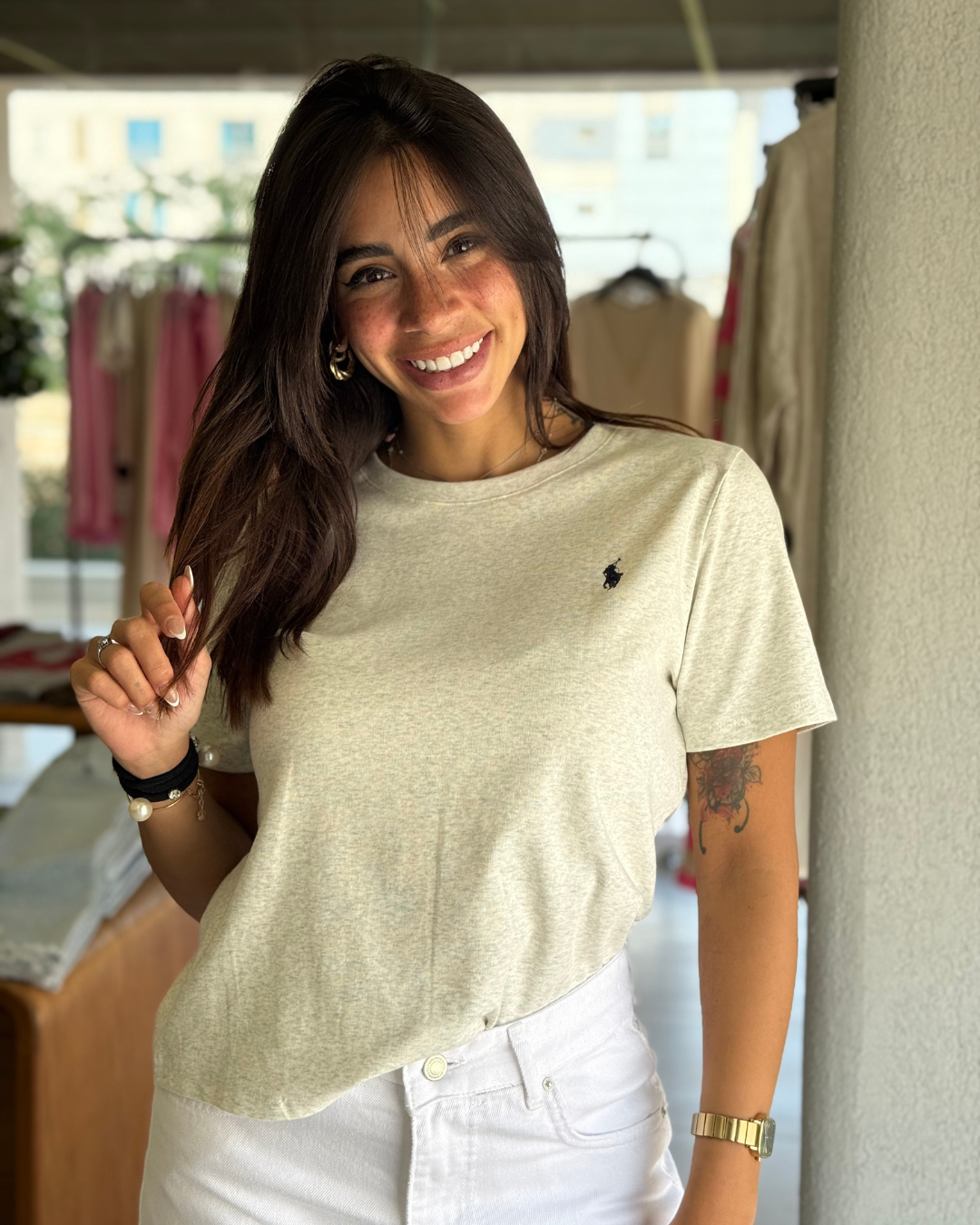 Polo Pure T-shirt - Grey