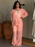 Sheer Embroidered Set