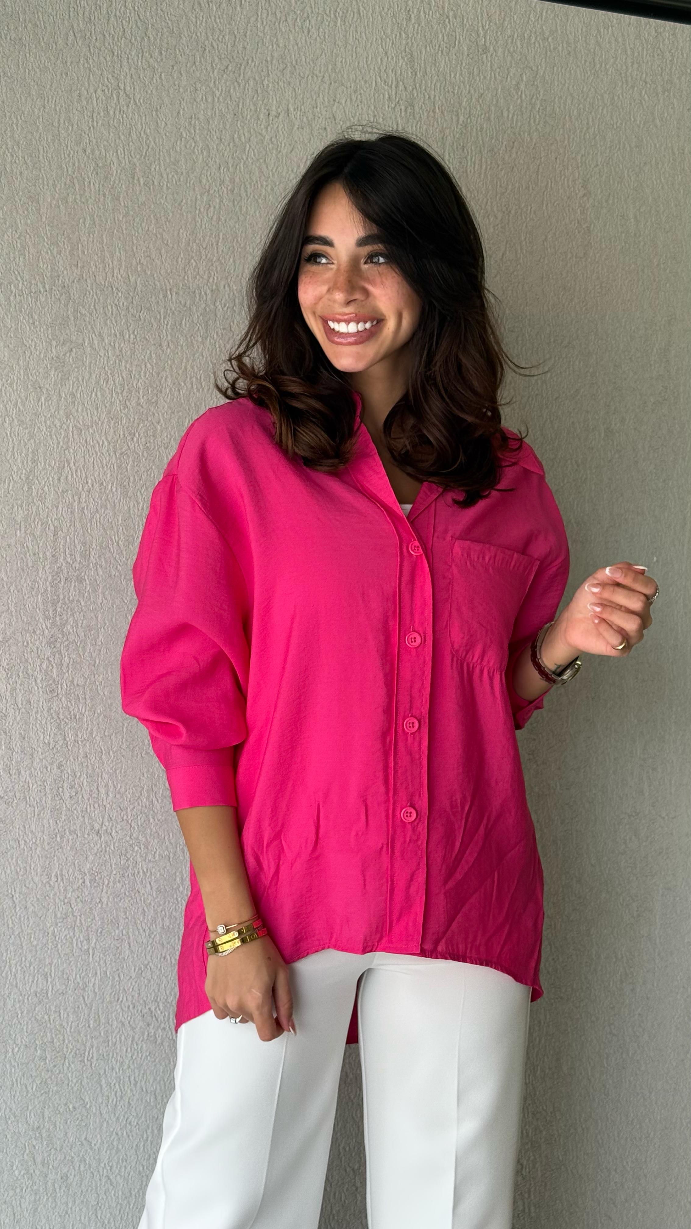 Just Like Me Shirt - Hot Pink