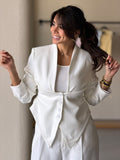 Premium Blazer - white
